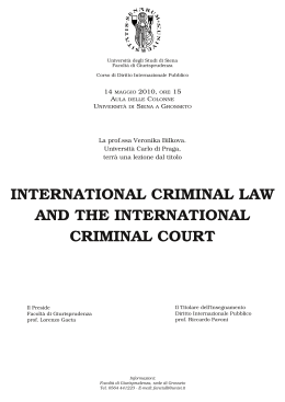 international criminal law and the international criminal court