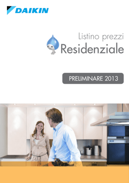 Listino Daikin Residenziale