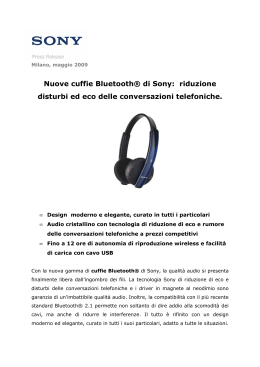 Cuffie Bluetooth DR-BT100CX e DR