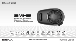 Manuale Utente - Sena Technologies, Inc.