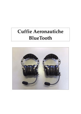 Cuffie Aeronautiche BlueTooth