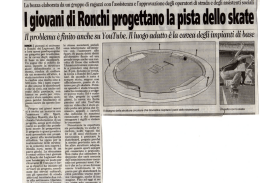 lgiovani di Banchi progettano la pista dello skate