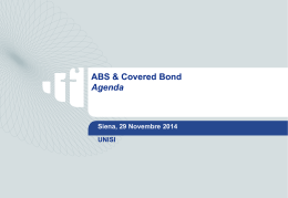 Covered Bond: Strutturazione e Rating