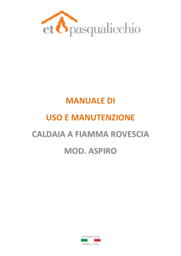 Manuale d`uso - CT Pasqualicchio