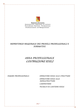 COSTRUZIONI EDILI - Home | Apprendistato Sicilia