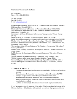 CV Carlo Barbante It