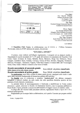 PANATHLON Club CUNEO &ldquo;LUDIS iUNGIT&rdquo; Via A. Stoppani, 18/ter