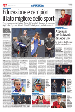 Clicca qui per visualizzare il Corriere dello Sport del 11-03-2015