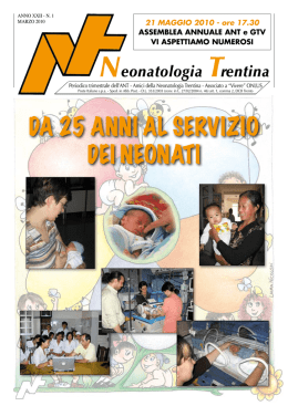 DA 25 ANNI AL SERVIZIO DEI NEONATI