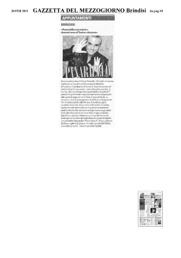 Stampa Rassegna (36 pagine)