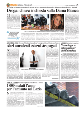 Droga: chiusa inchiesta sulla Dama Bianca