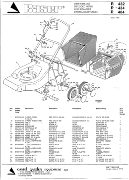 Page 1 VISTE ESPLOSE EXPLODED VIEWS VUES ECLATEES