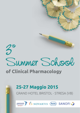 3° Summer School of Clinical Pharmacology