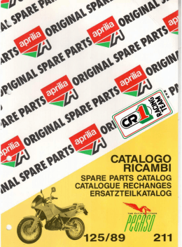 CATALOGO RICAMBI