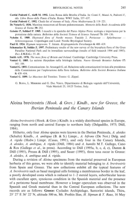 Aloina brevirostris (Hook. & Grev.) Kindb., newfor