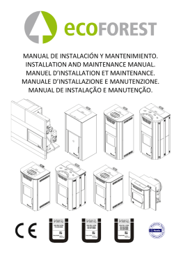 Manual instalación y mantenimiento.