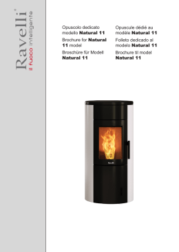 Opuscolo dedicato modello Natural 11 Brochure for Natural 11