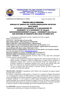 FEDERAZIONE ITALIANA HOCKEY E PATTINAGGIO