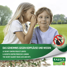 das geheimnis gegen kopfl&auml;use und nissen