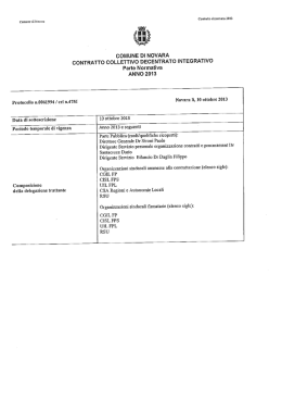 Contratto collettivo decentrato integretivo