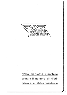 Nelle richieste riportare sempre il numero di riferi