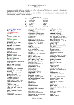 Glossario spagnolo (PDF 234 KB)