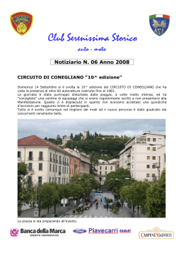Notiziario N.06 Anno 2008 - Club Serenissima Storico