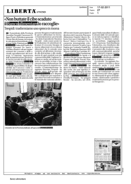 Non buttate il cibo scaduto