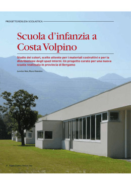 Scuola d`infanzia a Costa Volpino