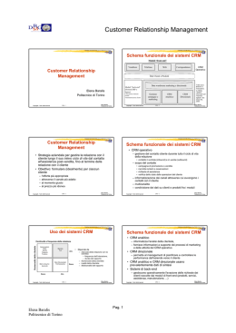 Customer Relationship Management