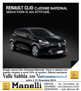 RENAULT OLIO COSTUME NATIONAL