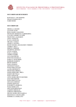 soci ordinari-benemeriti-emeriti-collaboratori