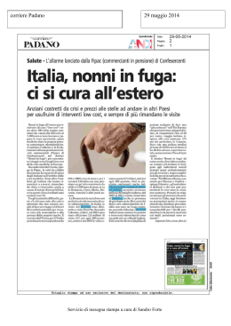 corriere Padano 29 maggio 2014