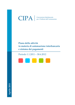 CONVENZIONE INTERBANCARIA