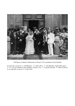 1948 matrimonio di Noemi (132) con Roberto Curti Gialdino
