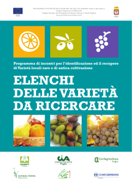 Dispensa Biodiversita - Frutti Antichi Puglia
