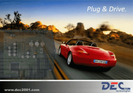 Page 1 Page 2 Le ECU della DECIDUl sono ie centraline