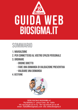 Cliccate qui per consultare la nostra guida d`utilizzo