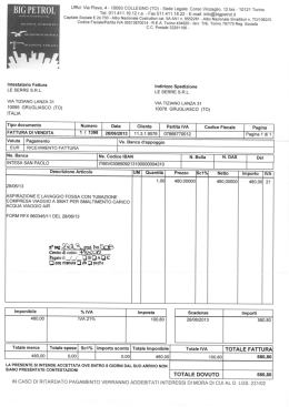 Ufﬁci: Via Plava, 4 - 10093 COLLEGNO (TO)