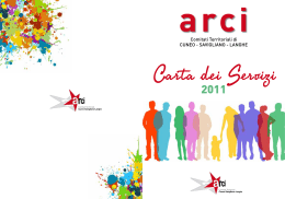ARCI_Carta Servizi 2011
