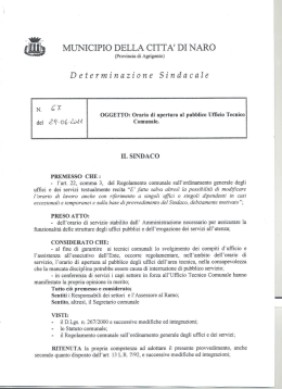 n. 67 del 29/6/2011