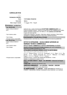 curriculum vitae VITTORIO PEDONE_2015_SETTEMBRE