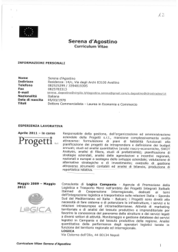 Serena d`Agostino - Comune di Avellino