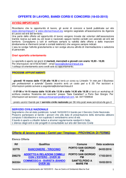 offerte cdo 19.03.2015 - Informagiovani Recanati