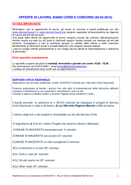 offerte 26.03.2015 - Informagiovani Recanati