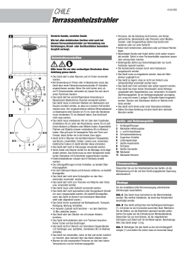 CHILE Terrassenheizstrahler - Migros