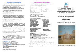carta accoglienza 2015 - Azienda ULSS 16 Padova