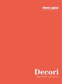 Segni di vetro / Segni di vetro