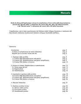 Manuale - sportello provinciale energie rinnovabili e risparmio