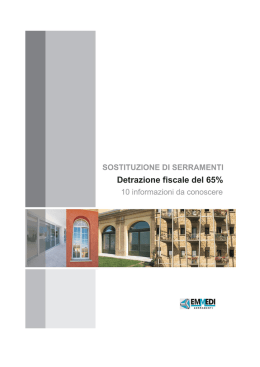 Detrazione fiscale del 65%